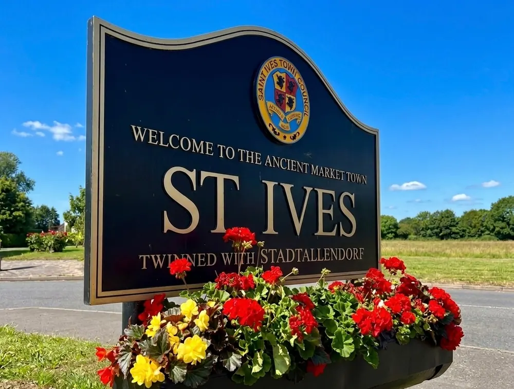 St Ives, Cambridgeshire &mdash; a very hard water area supplied by Anglian Water